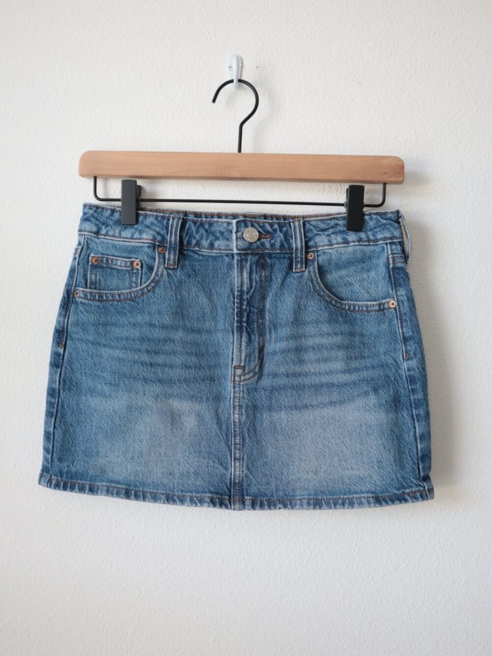 PacSun Bella Mid-Rise Denim Mini Skirt | 25